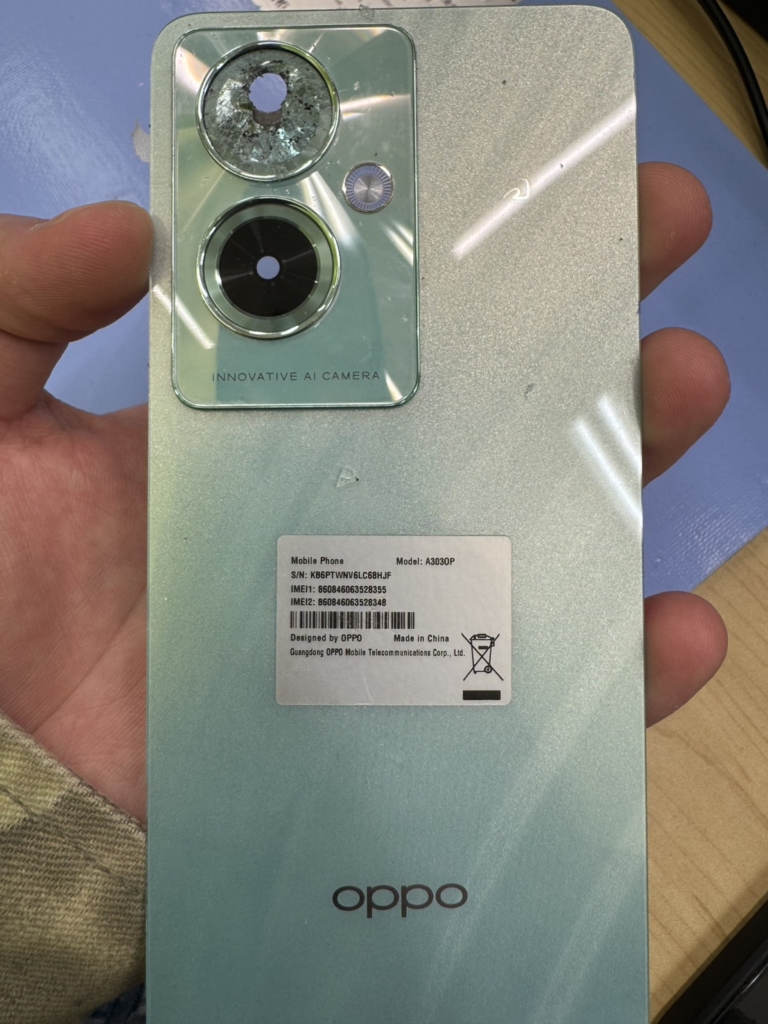 滋賀県東近江市のアル・プラザ八日市店にある「スマホリペアプラス」。OPPO A79のカメラレンズ割れ修理に対応!当店はAndroid修理も得意としており、データはそのままで綺麗に直します。カメラ本体が故障する前に、お買い物ついでにお気軽にご相談ください。
