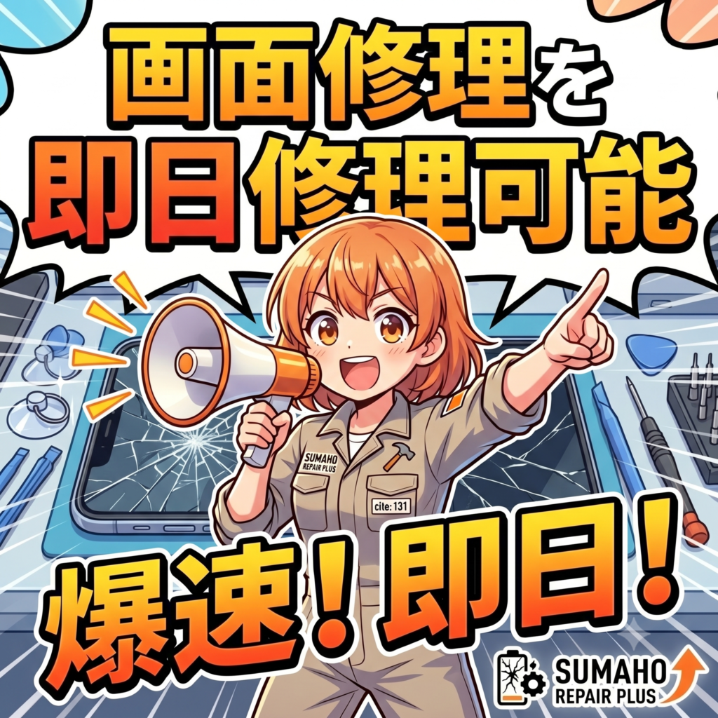 【東近江市】スマホの画面割れ・液晶修理は「スマホリペアプラス アル・プラザ八日市店」へ!iPhone・Android全対応