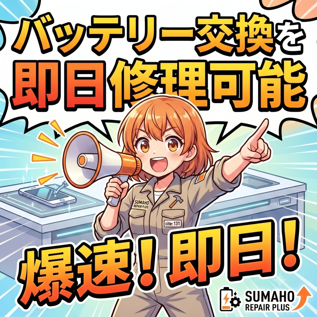 【東近江市】スマホのバッテリー交換は「スマホリペアプラス アル・プラザ八日市店」へ！iPhone・Android全対応